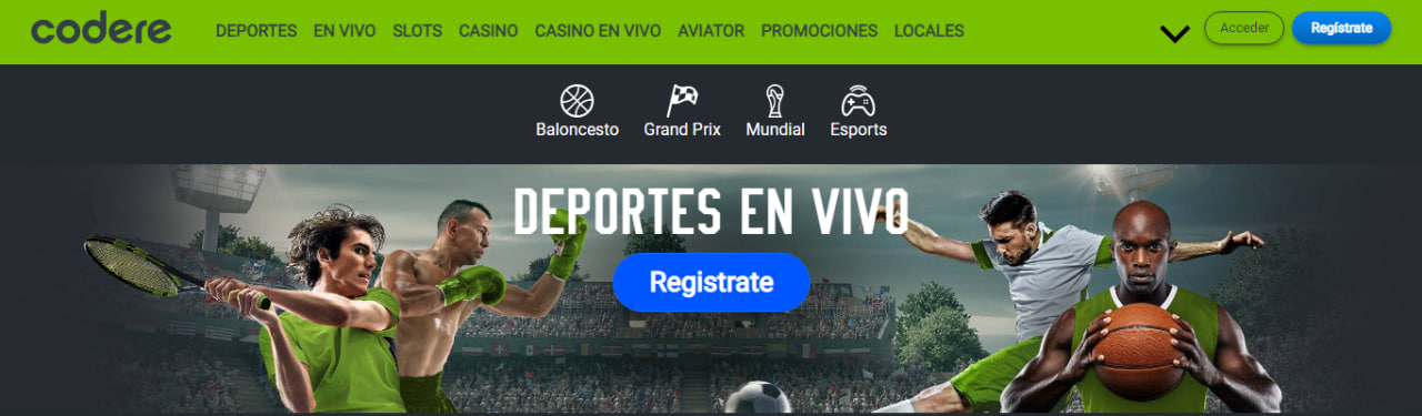 Apuestas en vivo en Codere