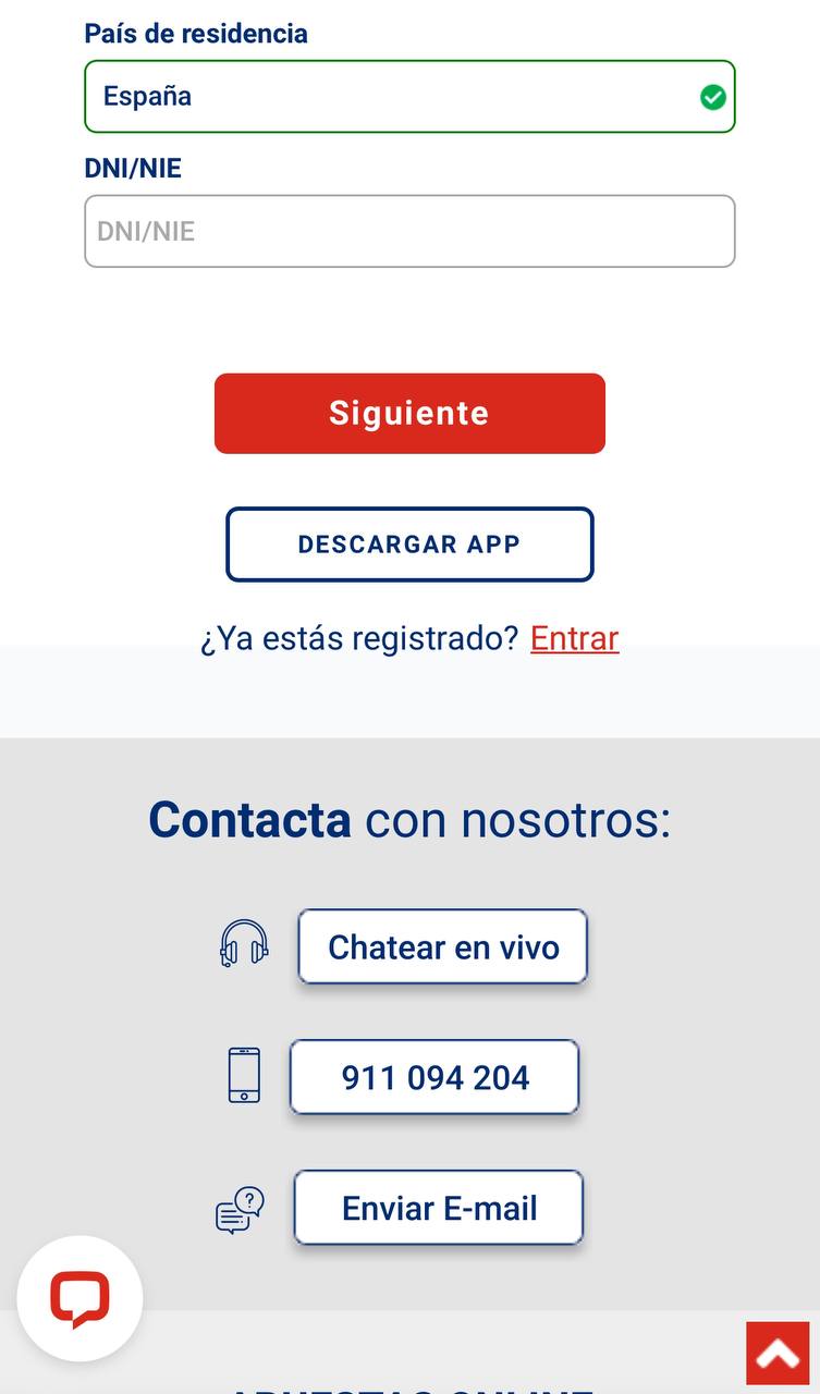 Atención al cliente Mobile