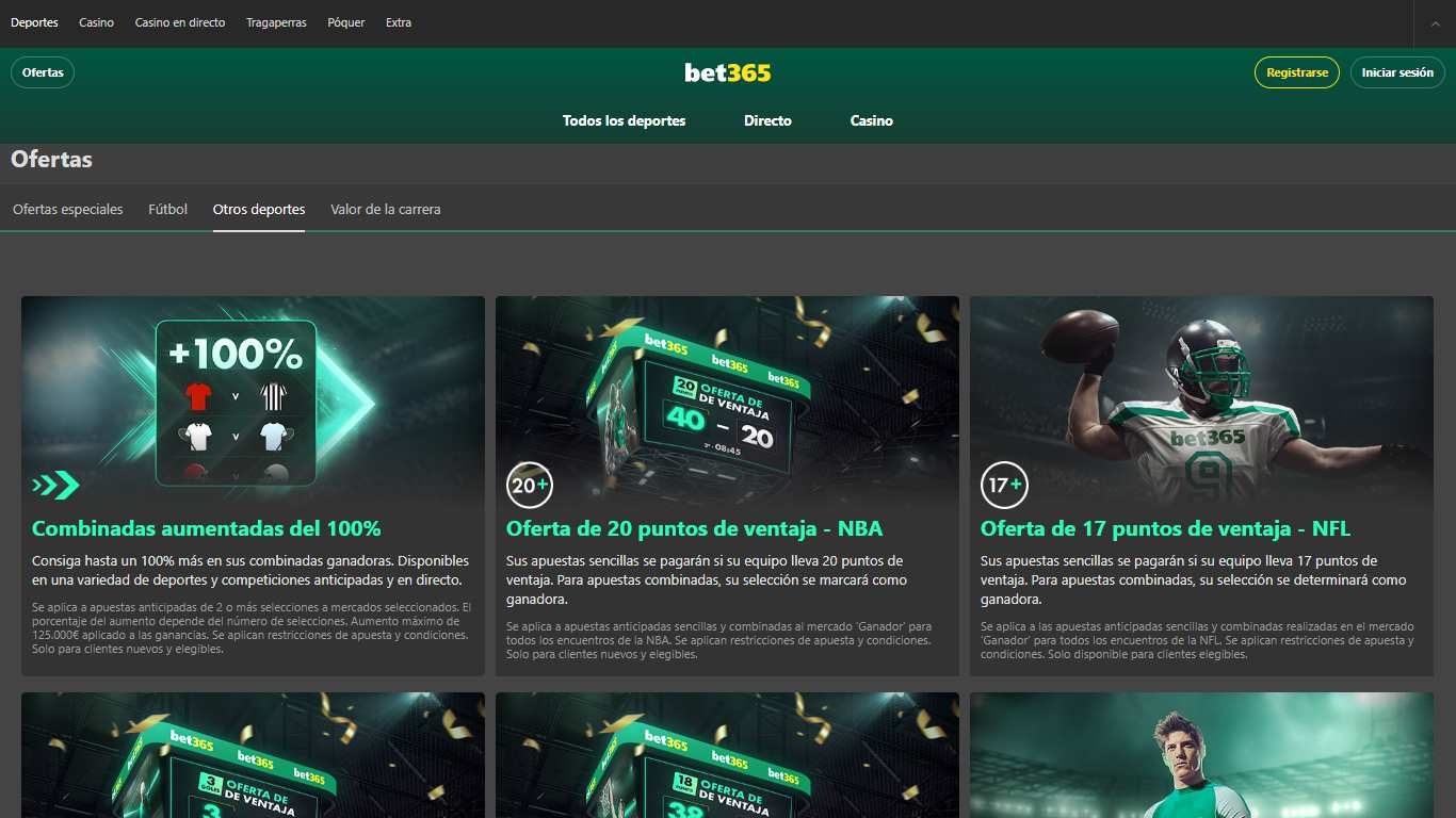 Bet365 Bookmaker Sport Bettting Bonses Spain, esmejor.es