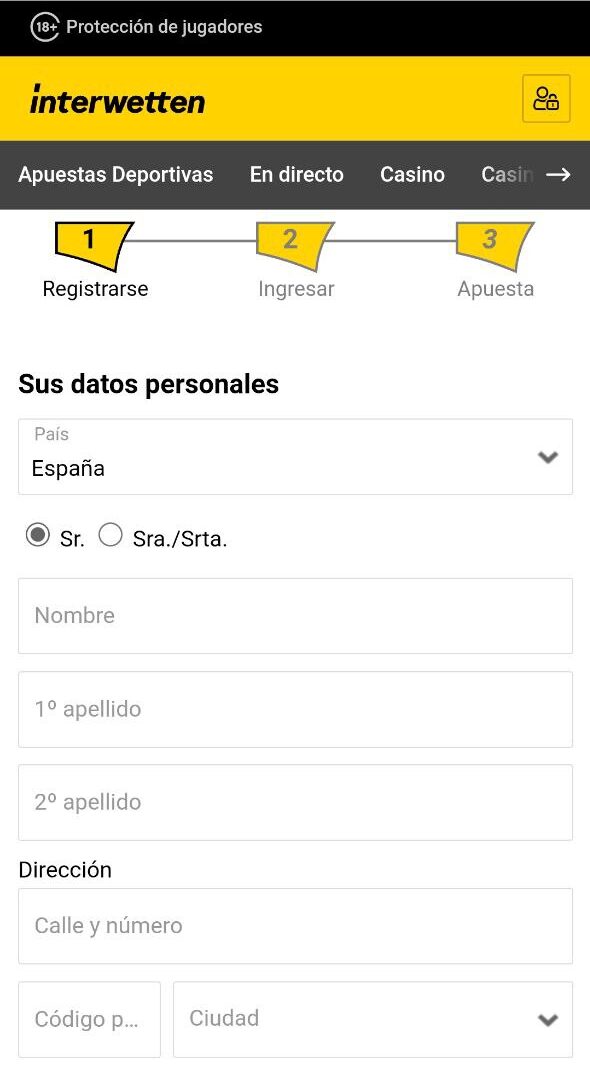 Interwetten Casa de apuestas Registro y primeros pasos