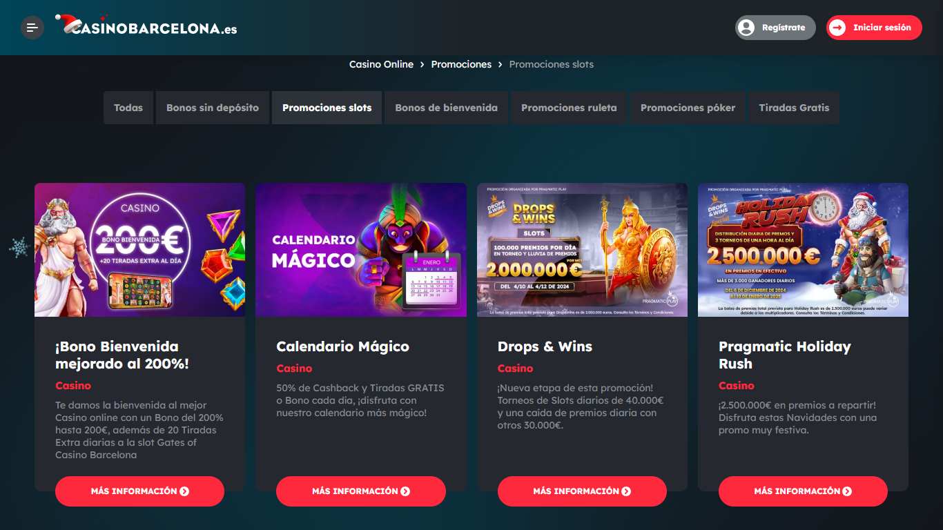 Casino Barcelona promociones ES