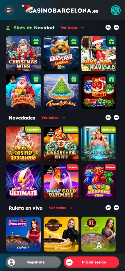 Casino Barcelona Slots ES (Mobile screen)