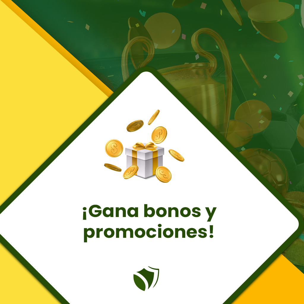 Gana bonos y promociones Mobile Version