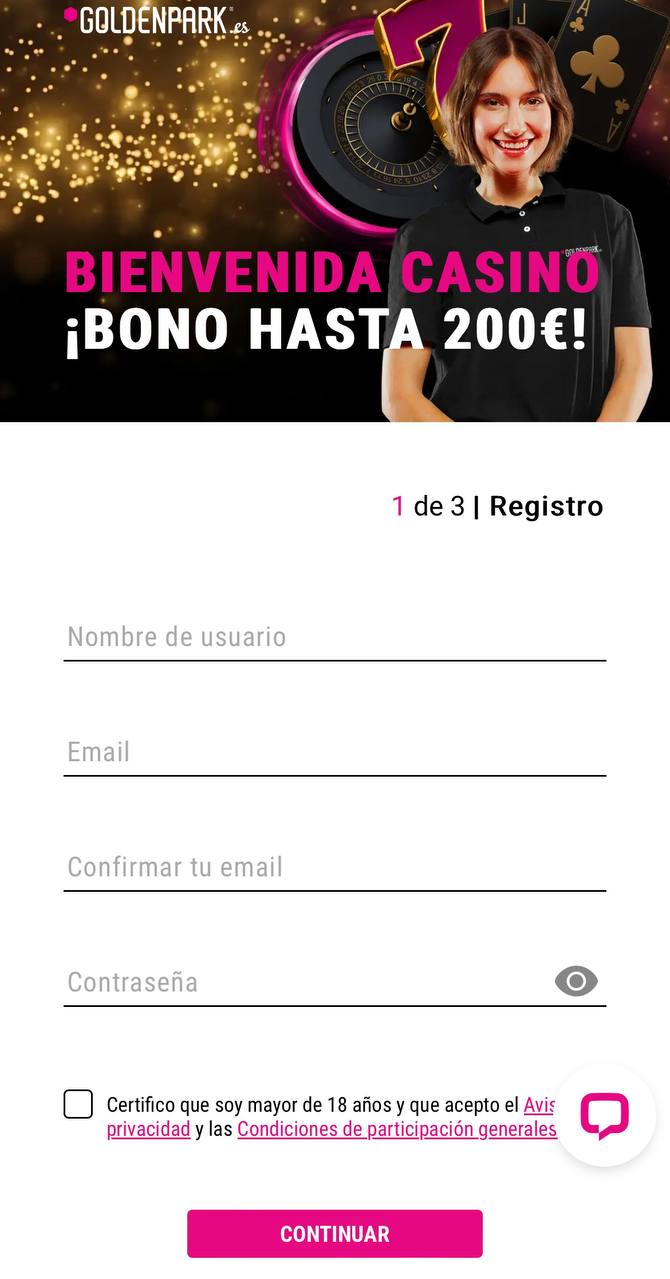 Registro y primeros pasos Mobile