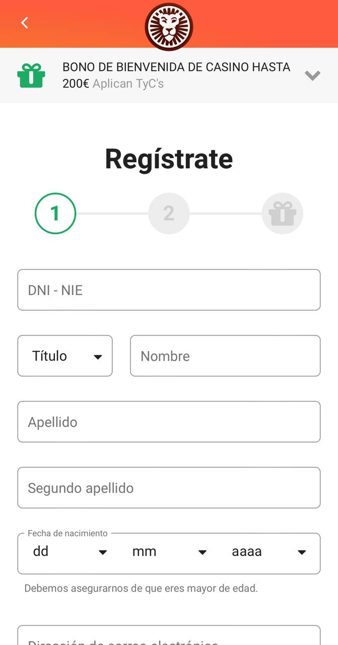 Registro y primeros pasos Mobile