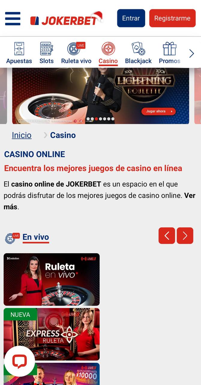 Ruleta JOKERBET Mobile