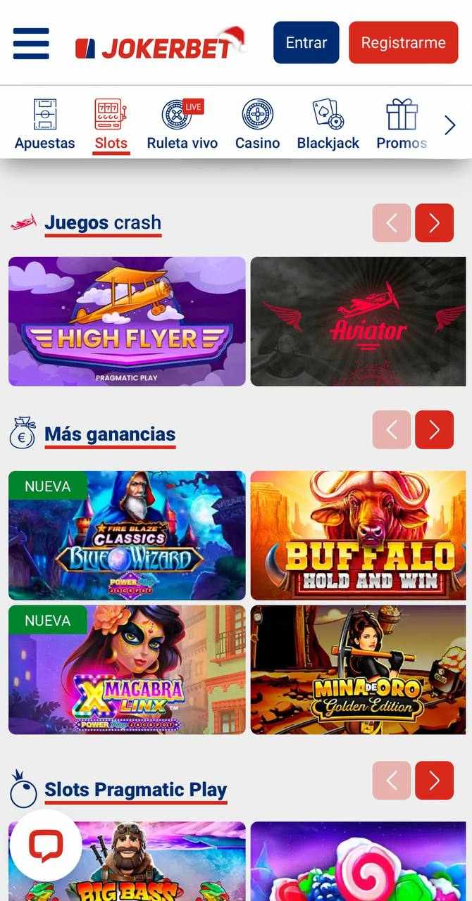 Slots JOKERBET Casino Mobile