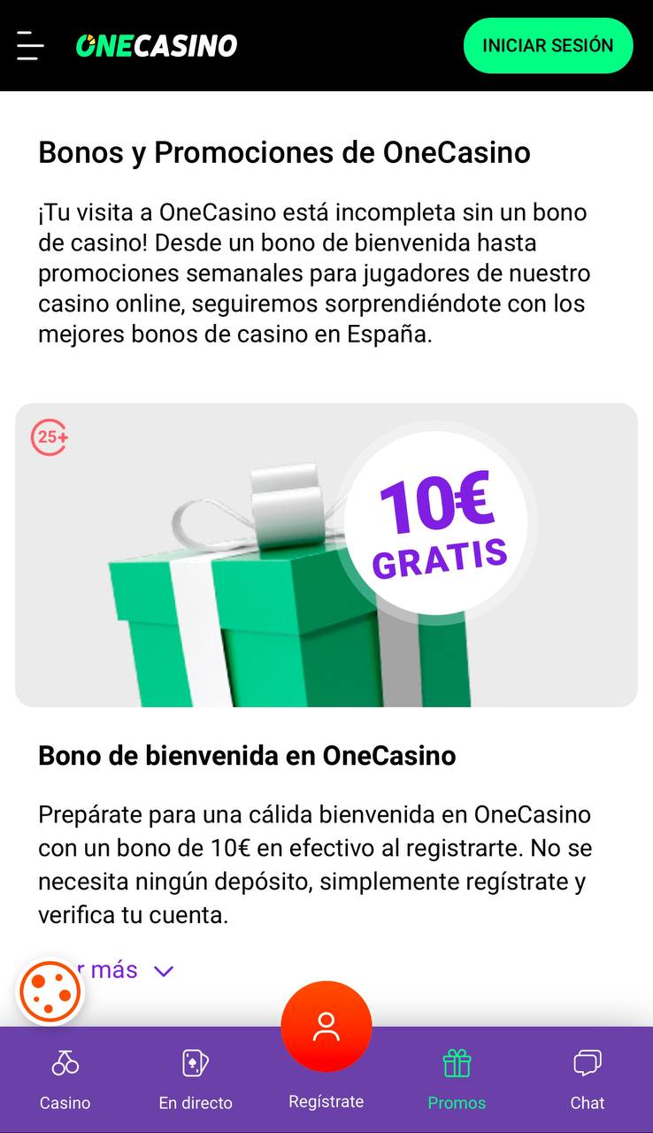 Ofertas y promociones One Casino